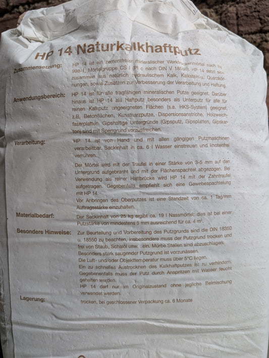 Naturkalk Haftputz von Hessler