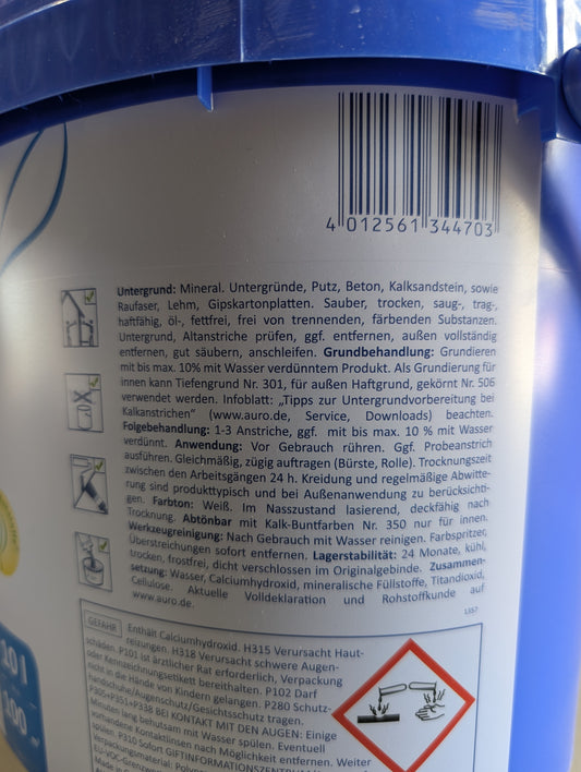 Kalkfarbe von Auro